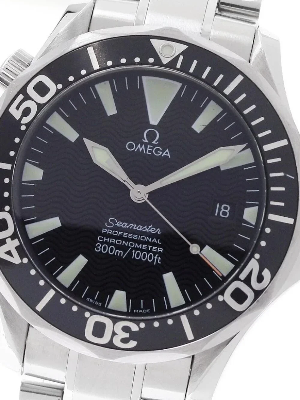 OMEGA Seamaster300 2254.50 Date Black Dial Automatic Men's Watch_972355